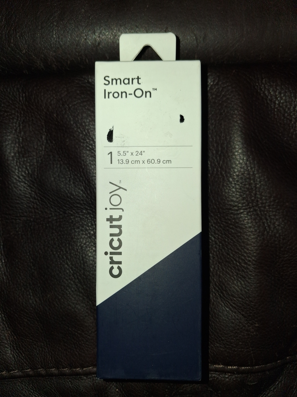 Cricut Matte Smart Iron-On in White and Navy Accent